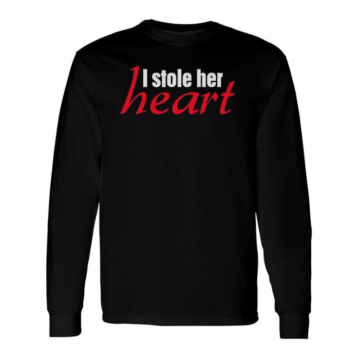 I Am Stealing His Last Name S His & Hers Couple Outfits Long Sleeve T-Shirt T-Shirt