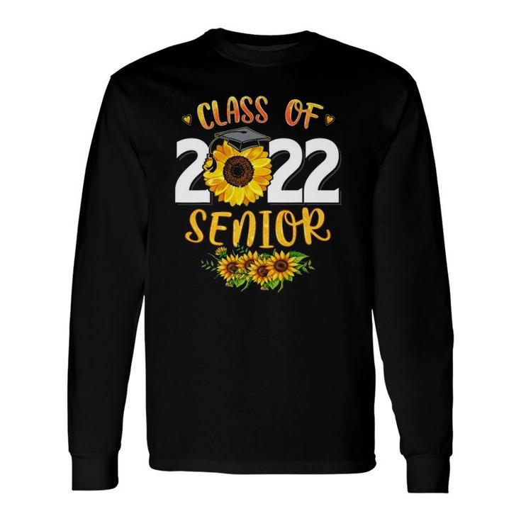 Sunflower Graduation Senior 22 Class Of 2022 Graduate Long Sleeve T-Shirt