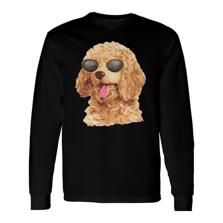 Sunglass Poodle Dog Pet Lover Long Sleeve T-Shirt T-Shirt