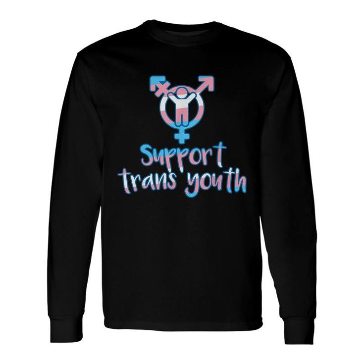 Support Trans Youth Protect Lgbt Transgender Pride Long Sleeve T-Shirt
