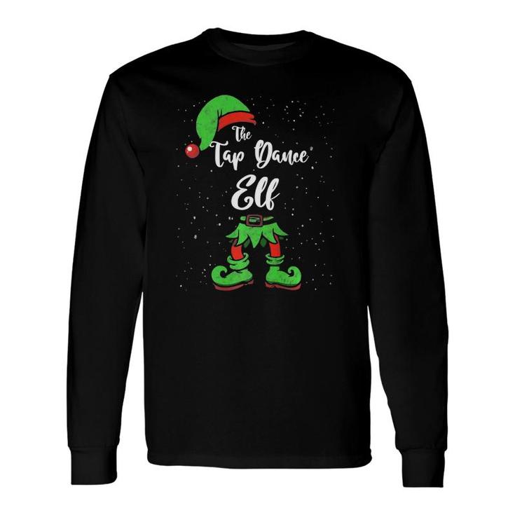 Tap Dance Elf Matching Christmas Pajama Costume Long Sleeve T-Shirt