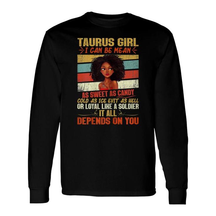 Taurus Girl Are Born In May 20 Birthday Long Sleeve T-Shirt