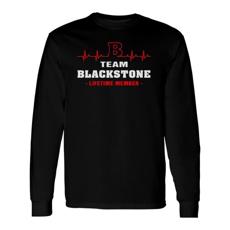 Team Blackstone Lifetime Member Proud Surname Long Sleeve T-Shirt
