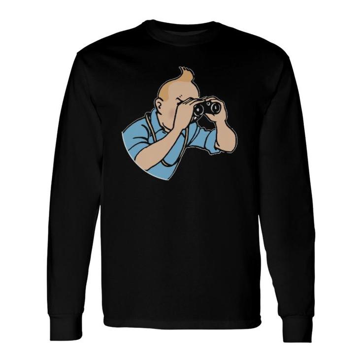 Tin-Tin Binoculars Long Sleeve T-Shirt T-Shirt