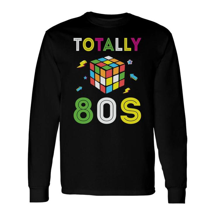 Totally 80S Rubik Graphic 80S 90S Styles Long Sleeve T-Shirt