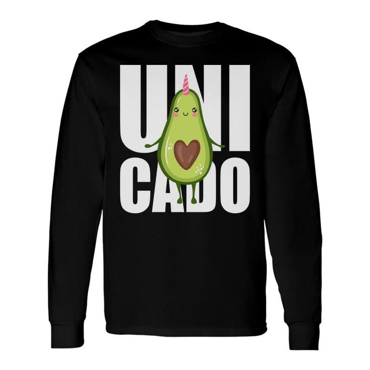 Unicado Avocado Is Walking Happy Long Sleeve T-Shirt