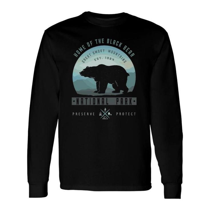 Vintage National Park Great Smoky Mountains Park Long Sleeve T-Shirt