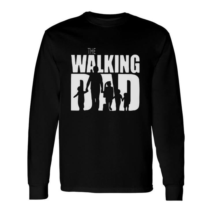 The Walking Dad Print New Letters Long Sleeve T-Shirt