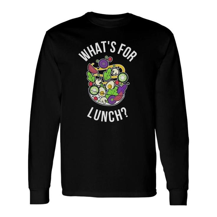 Whats For Lunch Lunch Lady Long Sleeve T-Shirt T-Shirt