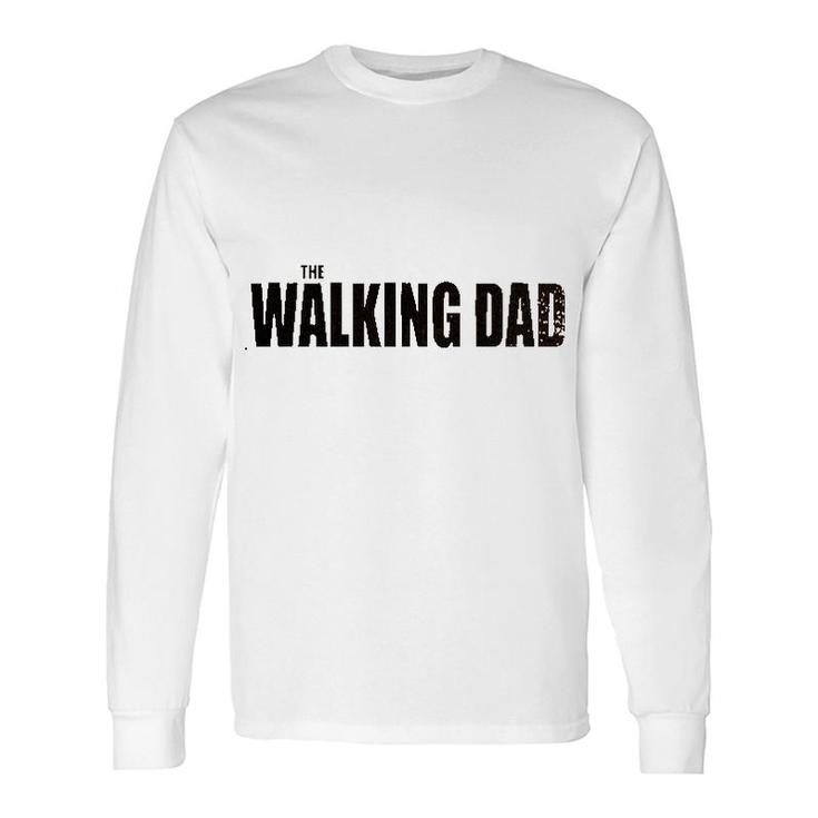 For 2022 Walking Dad Simple Letter Long Sleeve T-Shirt