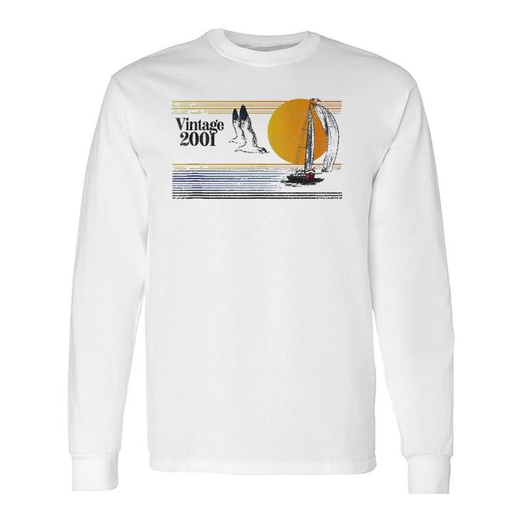 20Th Birthday 2001 20 Years Old Vintage Retro Classic Best Long Sleeve T-Shirt