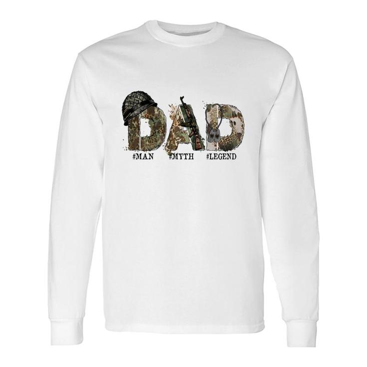 Amazing Dad Man Myth Legend Hero Dad Long Sleeve T-Shirt