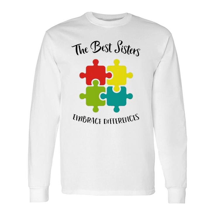 Autism Sister Awareness Day Autistic For Sis Long Sleeve T-Shirt T-Shirt