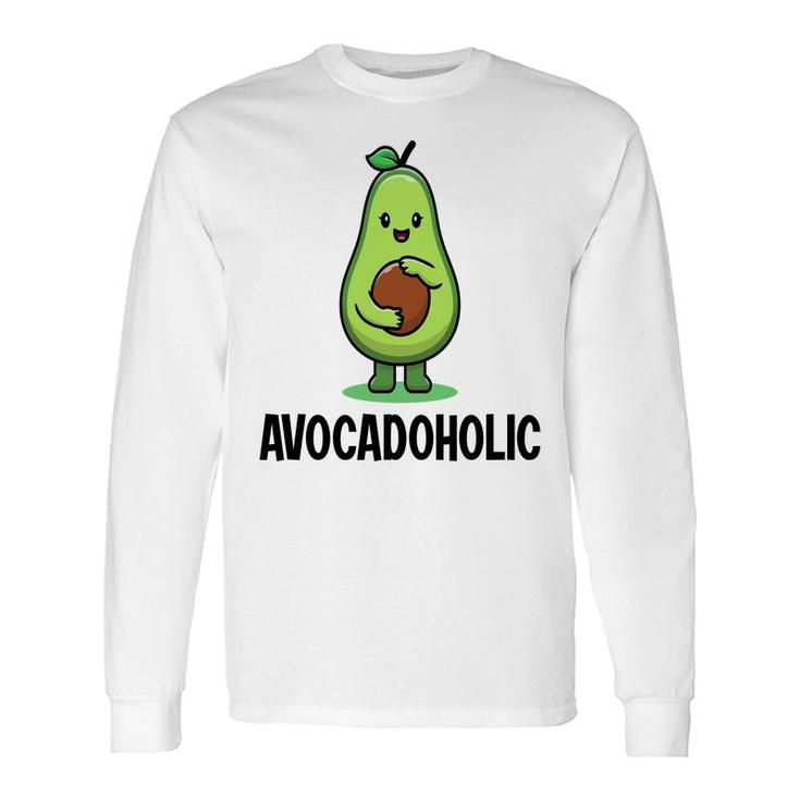 Avocado Avocadoholic Hug A Small Ball Long Sleeve T-Shirt
