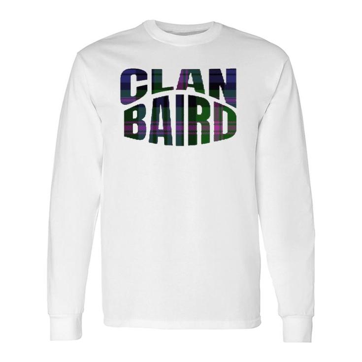Baird Clan Kilt Tartan Namesake Scotland Long Sleeve T-Shirt T-Shirt