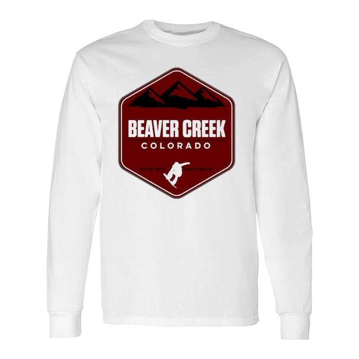 Beaver Creek Colorado Snowboard Long Sleeve T-Shirt T-Shirt