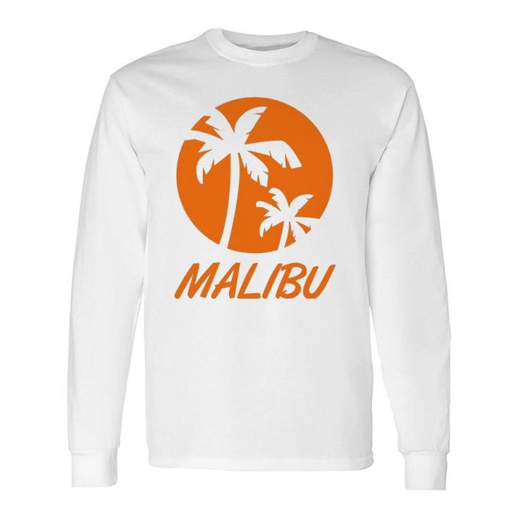 California Palm Tree Malibu Long Sleeve T-Shirt T-Shirt