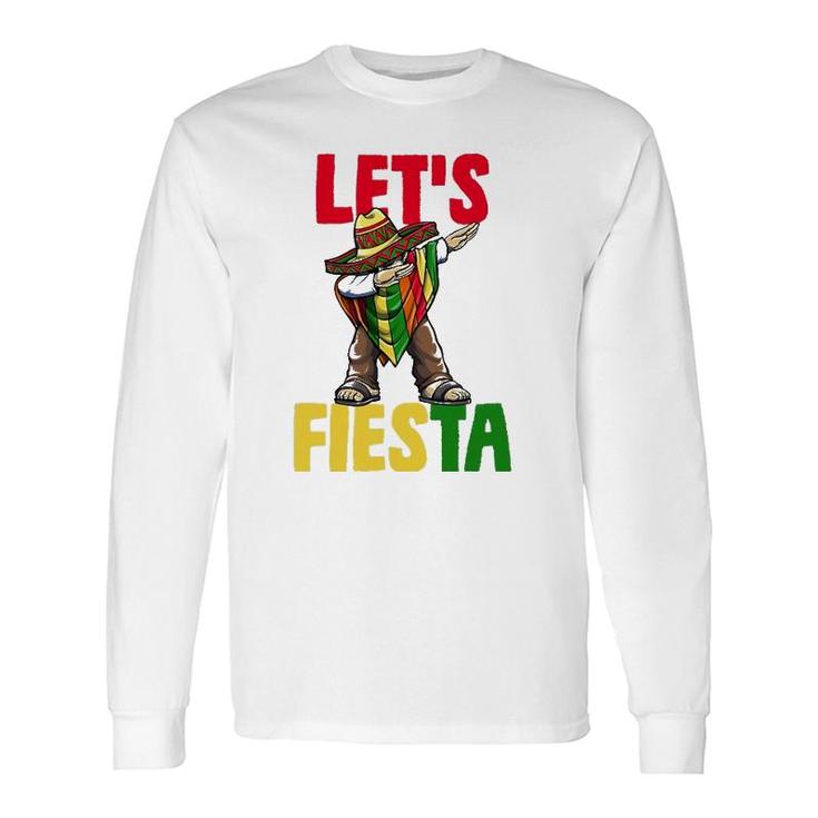 Cinco De Mayo Mexican Fiesta Party Dabbing Long Sleeve T-Shirt