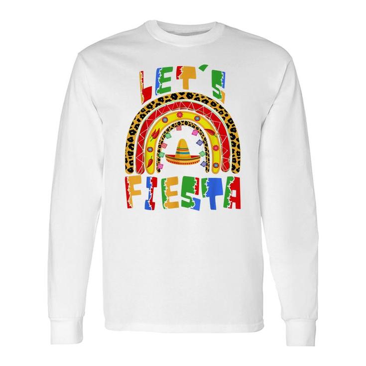 Cinco De Mayo Rainbow Lets Fiesta Women Men & Long Sleeve T-Shirt