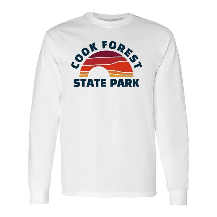Cook Forest Park Vintage Retro Long Sleeve T-Shirt T-Shirt