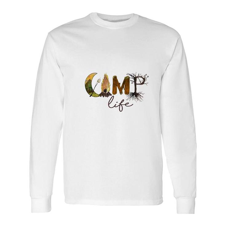 Cute Camp Life Relax Idea Long Sleeve T-Shirt
