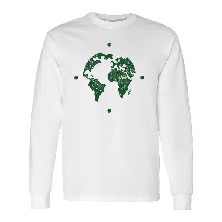 Earth Day Teacher Recycle Vintage Recycling Earth Day Long Sleeve T-Shirt T-Shirt