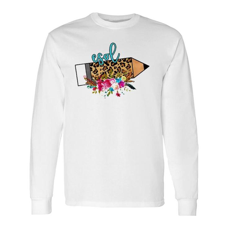 Esol Squad Back To School Matching Group Squad Team Long Sleeve T-Shirt