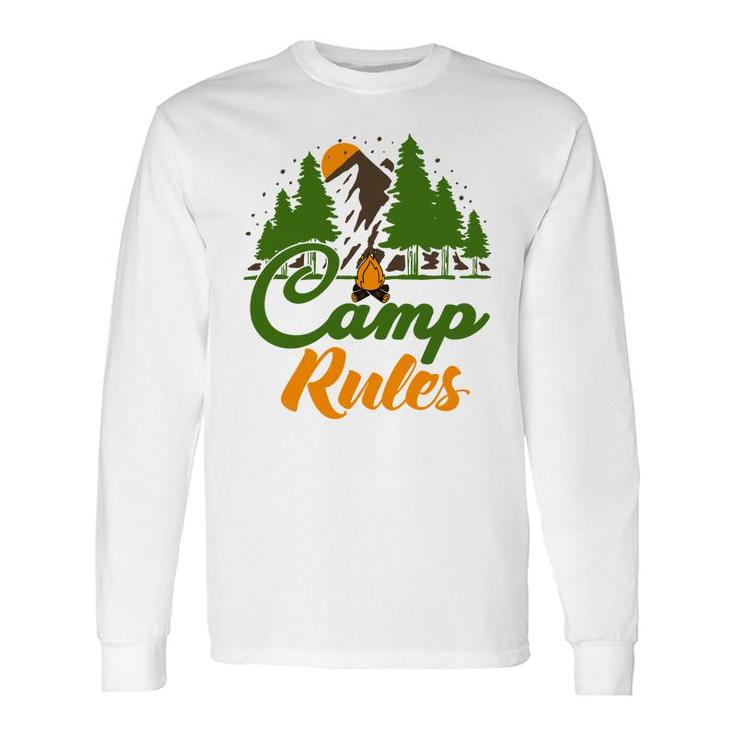 Explore Travel Lover Makes Camp Rules For Them Long Sleeve T-Shirt