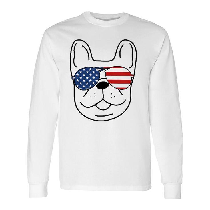 French Bulldog 4Th Of July Independence Day Long Sleeve T-Shirt