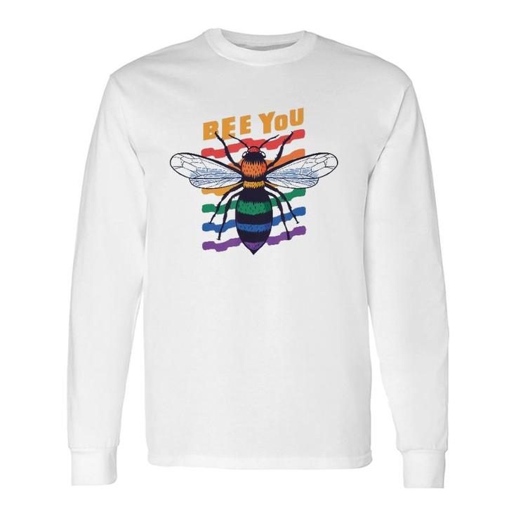 Gay Pride Month Lgbt Lesbian Bee You Rainbow Long Sleeve T-Shirt