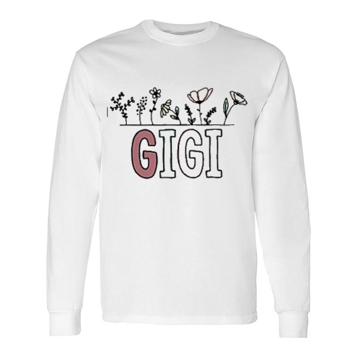 Gigi Casual Simple Floral New Trend 2022 Long Sleeve T-Shirt