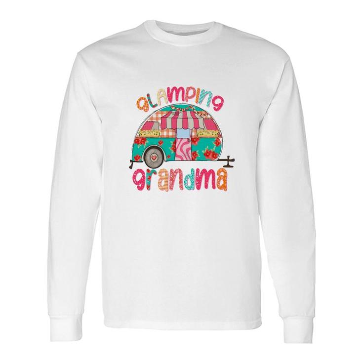Glamping Grandma Colorful For Grandma From Daughter With Love New Long Sleeve T-Shirt