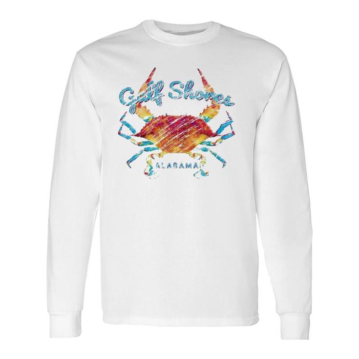 Gulf Shores Al Alabama Blue Crab Long Sleeve T-Shirt T-Shirt