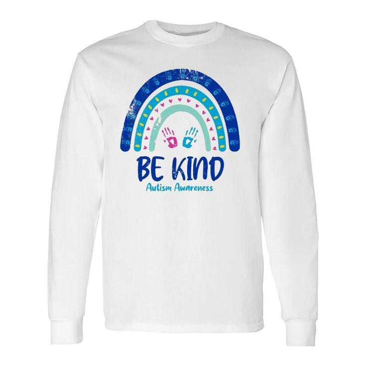 Be Kind Autism Awareness Month Long Sleeve T-Shirt T-Shirt