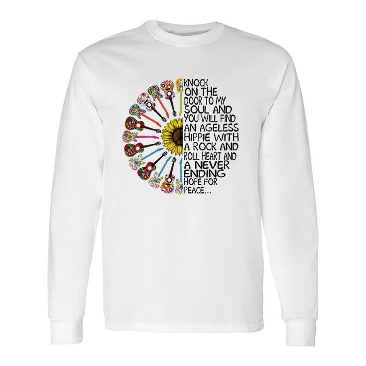 Knock On The Door To My Soul Hippie Long Sleeve T-Shirt T-Shirt