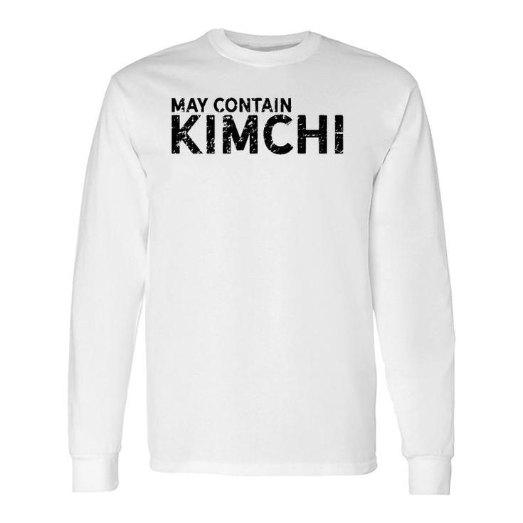 Korean Kimchi Loverkorean American Long Sleeve T-Shirt