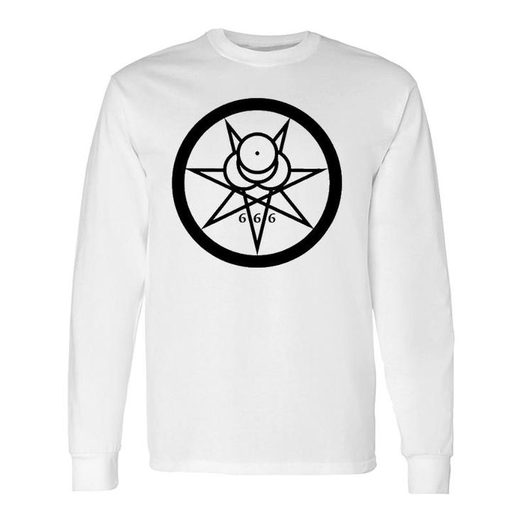 Thelema Mark Of The Beast Crowley 666 Occult Esoteric Magick Long Sleeve T-Shirt