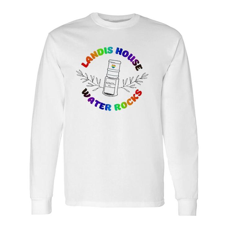 Lhwr Landis House Water Rocks Colorful Long Sleeve T-Shirt