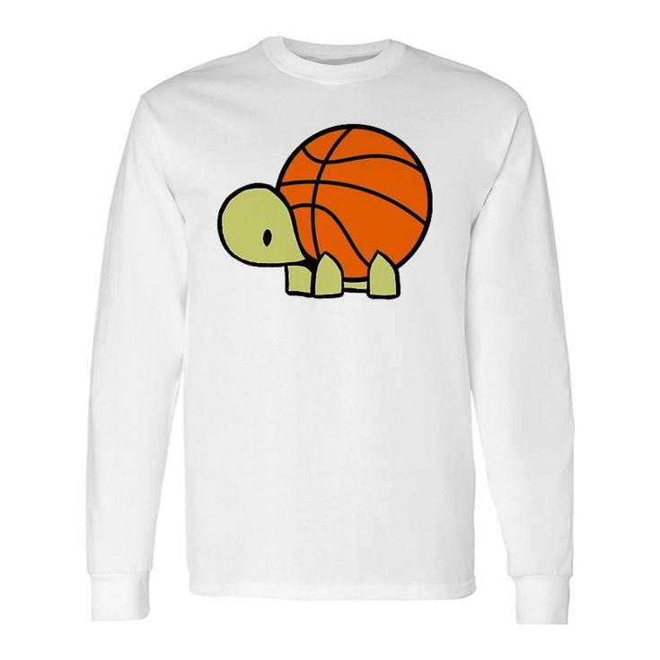 Max Turtle Loves Basketball I Baller Turtles Team Long Sleeve T-Shirt T-Shirt
