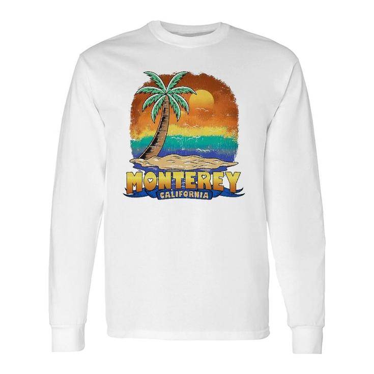 Monterey California Vintage Distressed Souvenir Long Sleeve T-Shirt T-Shirt