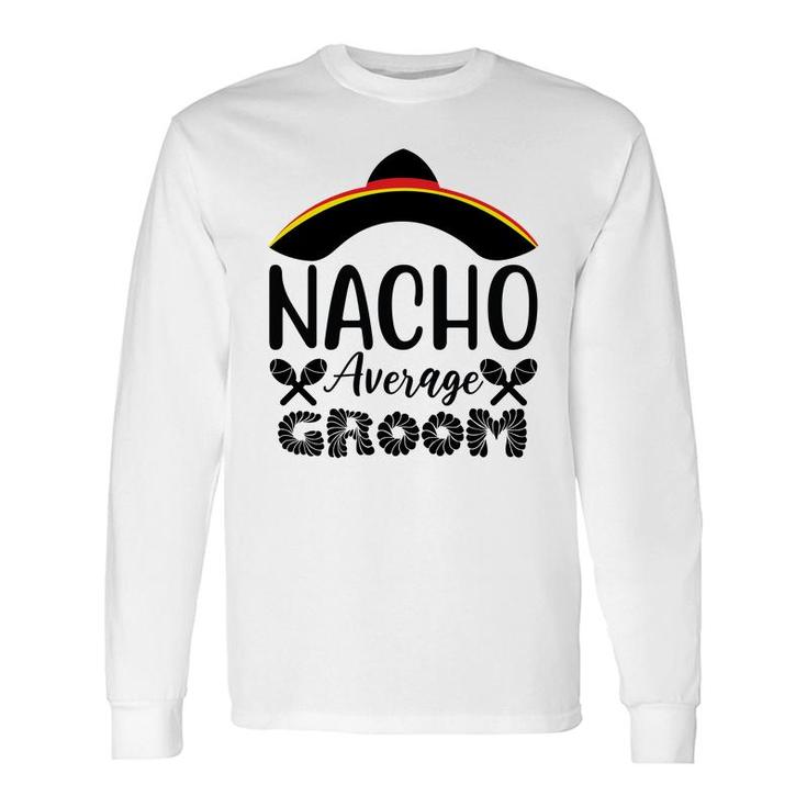 Nacho Average Groom Bachelor Party Black Long Sleeve T-Shirt