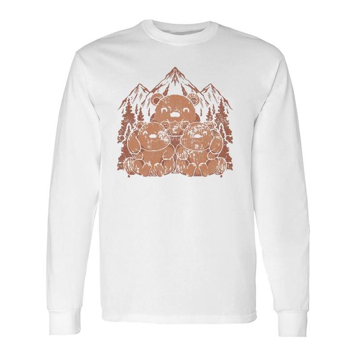 Outdoor Mountains Brown Bear Animal Nature Bear Long Sleeve T-Shirt T-Shirt