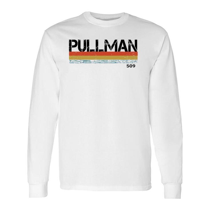 Pullman Vintage Retro Stripes Long Sleeve T-Shirt