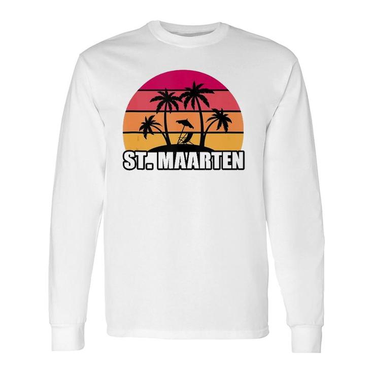 St Maarten Vacation Souvenir Long Sleeve T-Shirt T-Shirt