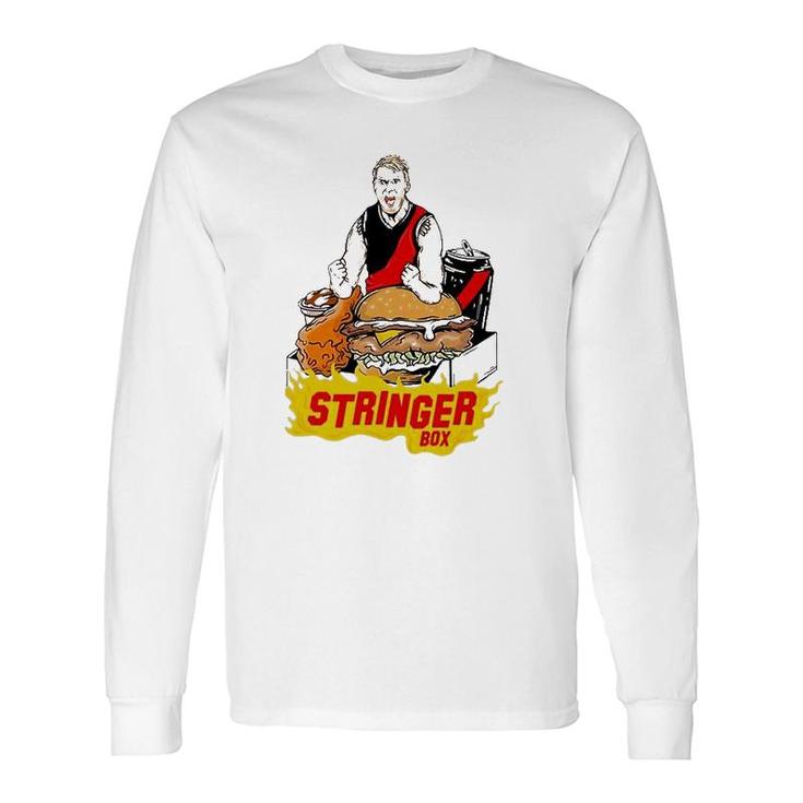 Stringer Box Hamburger Chicken Soda Long Sleeve T-Shirt T-Shirt