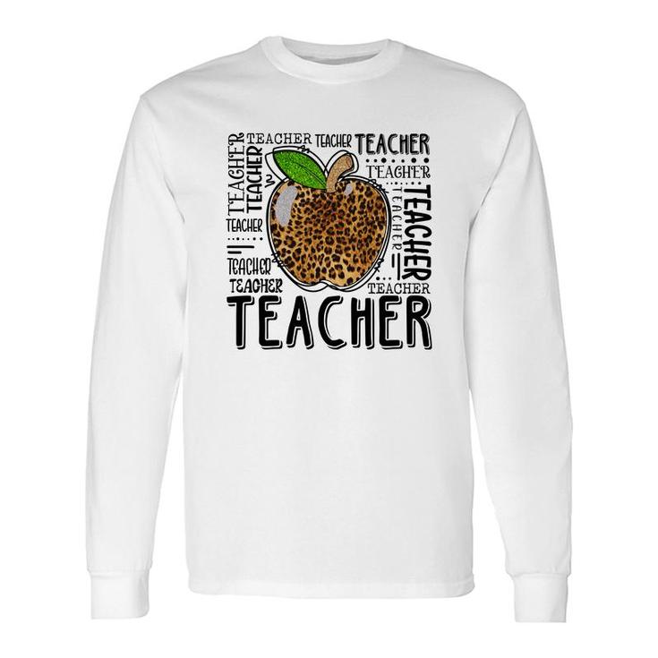 Teachers Are The Owners Of The Apple Of Knowledge Long Sleeve T-Shirt