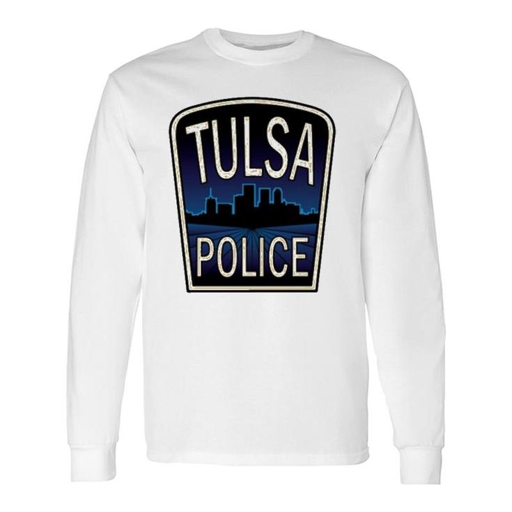 Tulsa Police Department Skyline Long Sleeve T-Shirt