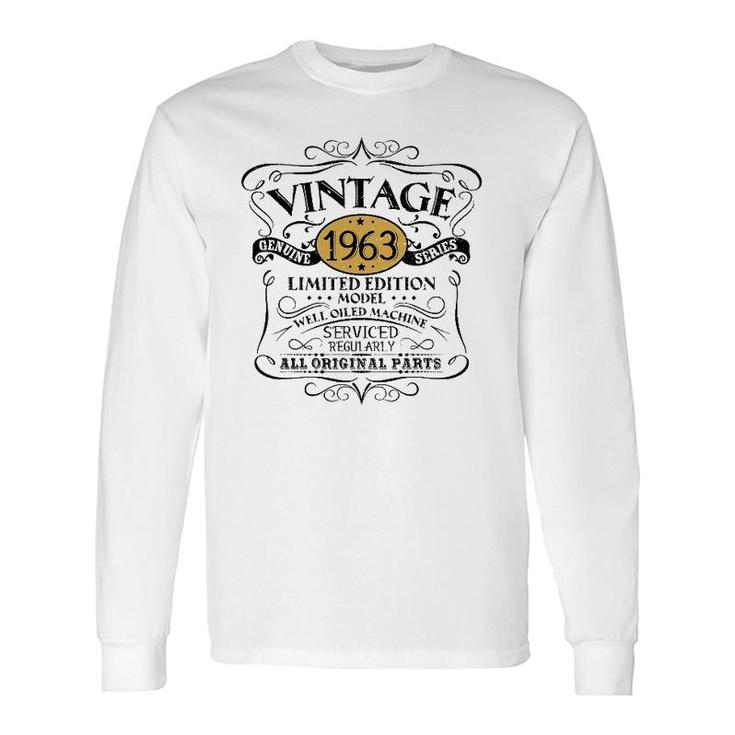 Vintage 1963 59Th Birthday Original Long Sleeve T-Shirt T-Shirt