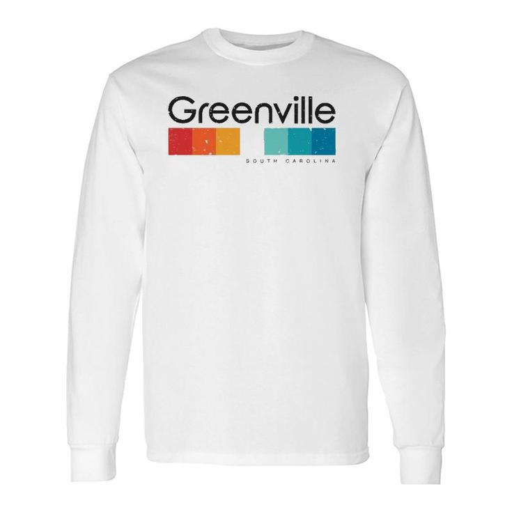 Vintage Greenville Sc South Carolina Usa Retro Long Sleeve T-Shirt T-Shirt