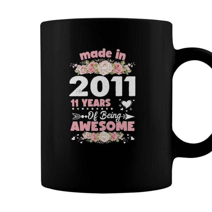 11 Years Old Gifts 11Th Birthday Born In 2011 Women Girls Coffee Mug